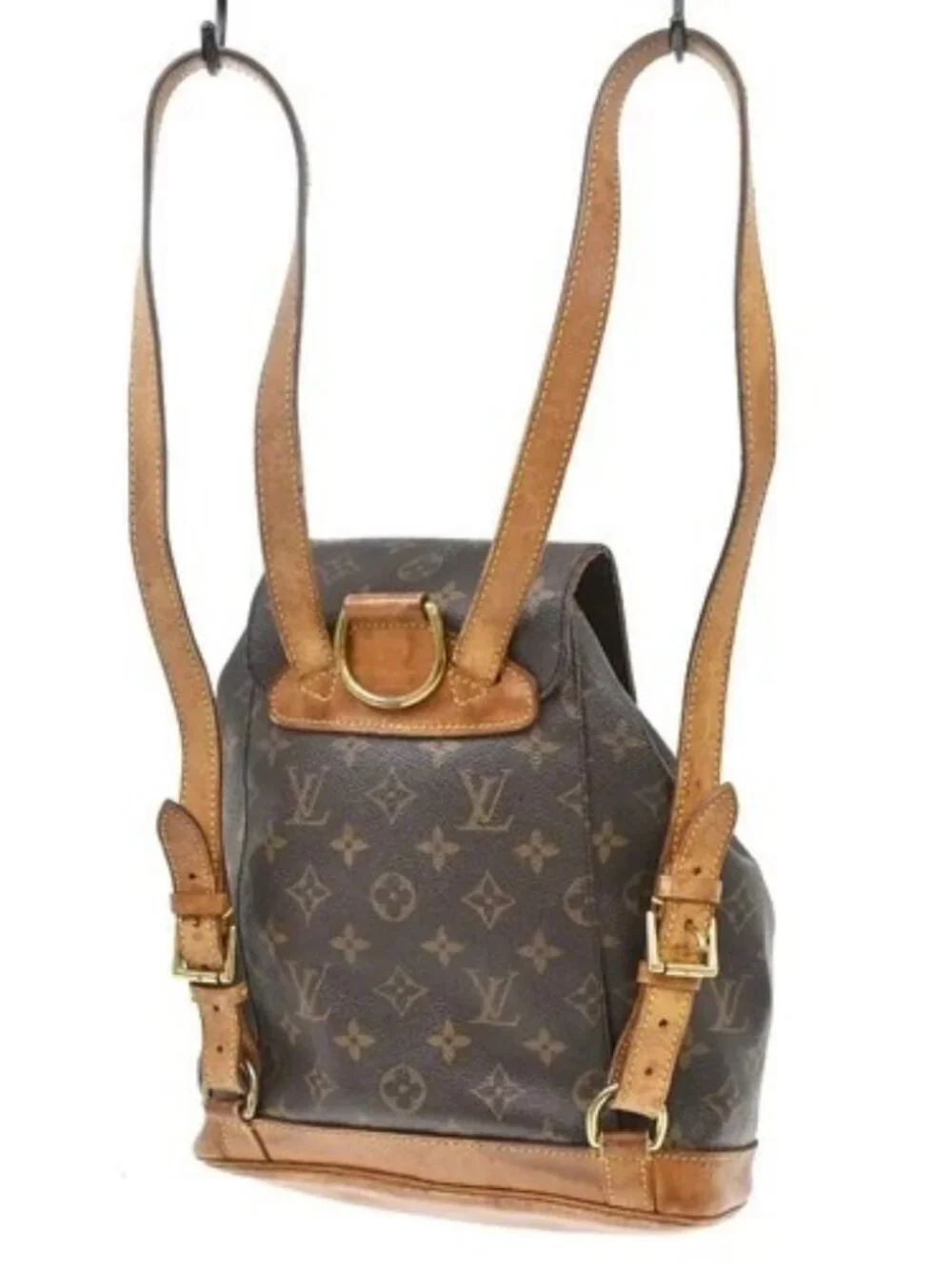 Best06 LOUIS VUITTON MONTSOURIS MM BACKPACK BAG MONOGRAM M51136 SP0011 BQ01432